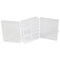 Everything Mary Clear Bead Storage Box – Portable Organizer with Adjustable Compartments